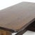Large Mid-Century Brutalist Rustic Dining Table in Oak For Sale - Image 8 of 12