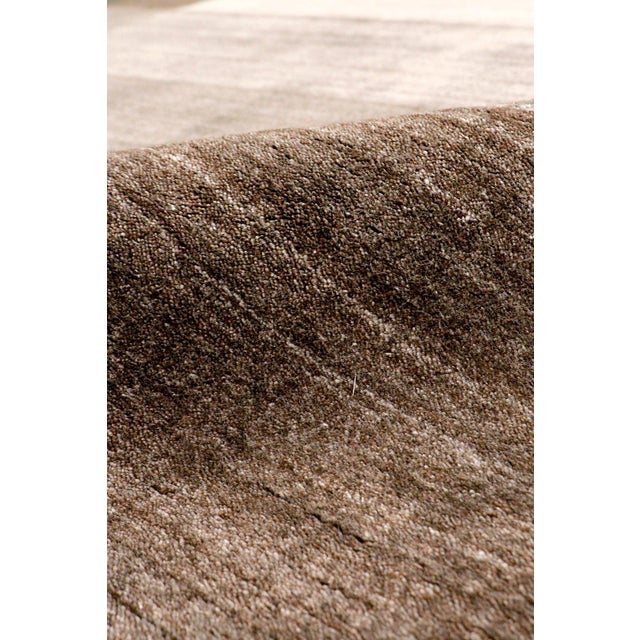 Modern Pasargad Home Gramercy Brown Area Rug, 4'11'' X 8' 8'' For Sale - Image 3 of 5