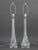 Contemporary Vaughan Designs Glass Column Lamps, 2 For Sale - Image 3 of 9