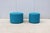 Modern Boost Round Ottomans in Tropic Blue Silicone by Ofs and Carolina - A Pair For Sale - Image 4 of 18