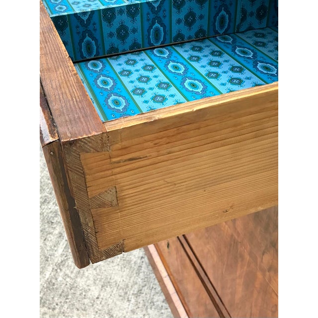 Vintage Birdseye Maple Bachelors Chest After Biedermeier For Sale - Image 11 of 12