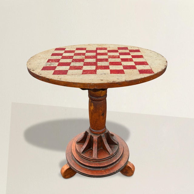 A reminder that play, at its best, is never separate from design. This late 19th-century American games table—its round...
