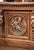 Early 19th Century Early 19th Century French Renaissance Carved Oak Dry Bar With Tole Top For Sale - Image 5 of 14