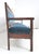 Blue Mid 20th Century Traditional 121.75 In. Blue Velvet Walnut Settee Bench For Sale - Image 8 of 16