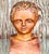 Wood Vintage Hand Carved Wood Bust of Child Sculpture For Sale - Image 7 of 12