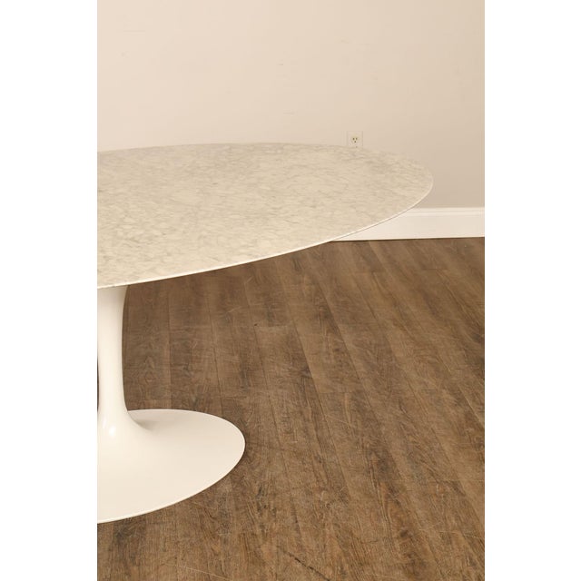 Knoll Saarinen Oval Marble Dining Table For Sale - Image 10 of 18