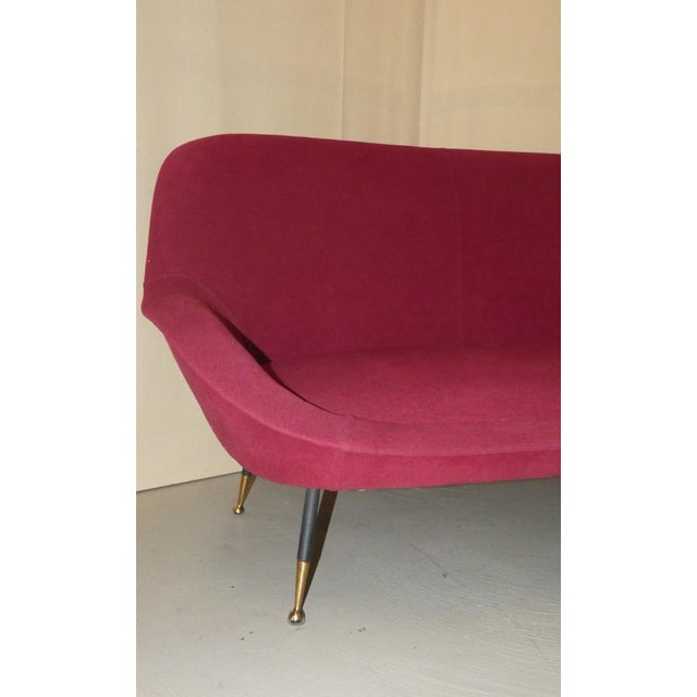 Italian Modern 3-Seater Sofa in Wool, 1950s For Sale - Image 18 of 18