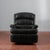 Reclining black leather armchair measures 91 x 106 x h94 h sed 47 open 170 category 1990 style armchair dimensions: height...