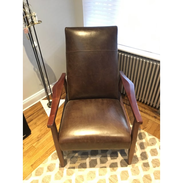 Arhaus Wordsmith Leather Recliner Chairish