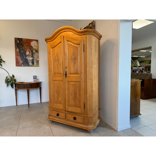 Baroque Style Farmhouse Wardrobe, 1980s For Sale - Image 17 of 17