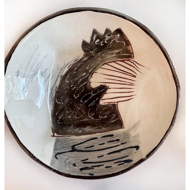 1980s Rare Loughran Unique and Individual Abstract Dinner Set for 4 For Sale - Image 12 of 16