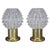 Mid-Century Table Lamps with Prismatic Glass Shades, Czech, 1970s, Set of 2 For Sale - Image 12 of 12