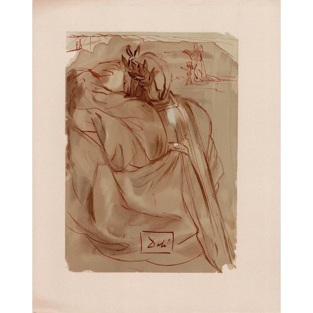 Salvador Dali, Dante's Repentance, 1964, Woodcut For Sale - Image 6 of 9