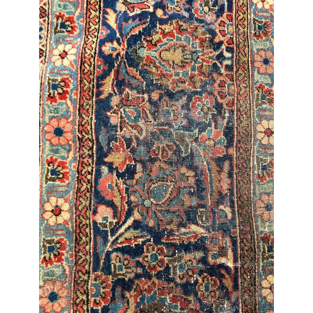 1920s Large Antique Kashan Rug, 1920s For Sale - Image 5 of 18