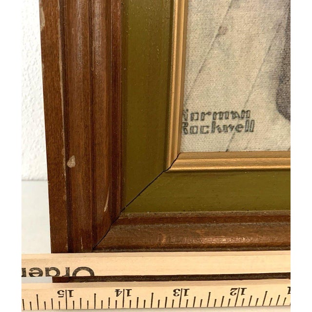 Norman Rockwell Norman Rockwell Marmont Hill "How to Diet" Framed Giclée Print 18.5"x15" For Sale - Image 4 of 5