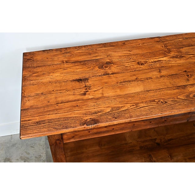 Brown French 19th Century Drapery Table/Workbench For Sale - Image 8 of 12