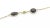 Roberto Coin Diamond & Grey Enamel 18k Yellow Gold Toggle Necklace For Sale - Image 4 of 5