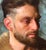 Karen Offutt Fire Starter by Karen Offutt | Oil on canvas Portrait of a man with a fur collar. For Sale - Image 4 of 5