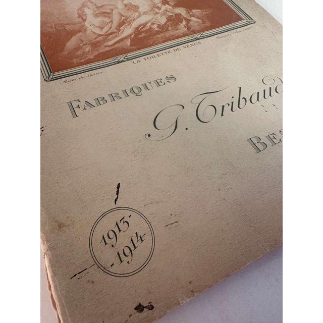 Photography Antique French Decorative Ornament, Arts, Jewelry, Clocks & Metalwork Catalog, Fabriques G. Tribaudeau, Besançon, 1913–1914 For Sale - Image 7 of 12