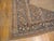 Elegant Tan and Blue Color With Unique Medallion Design Antique Serab Rug For Sale In New York - Image 6 of 12