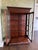 Solid Mahogany Two Door Display Cabinet For Sale - Image 4 of 6