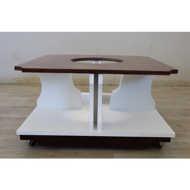 1970s Vintage Square Coffee Table, 1970s For Sale - Image 5 of 12