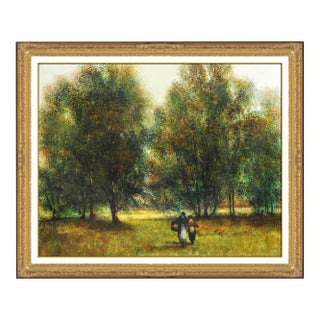 Mid 20th Century Autumn Stroll, Donald Purdy For Sale