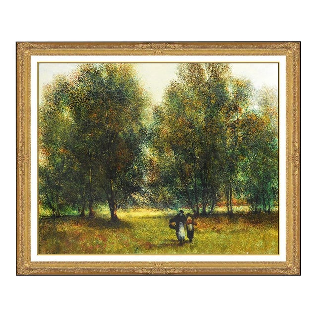 Mid 20th Century Autumn Stroll, Donald Purdy For Sale