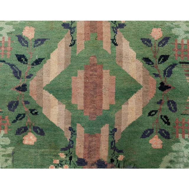 Blue Antique Chinese Deco Rug Doris Leslie Blau For Sale - Image 8 of 10