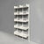 Italian Modern White Metal Bookcase by Kriptoninte, 1980s For Sale - Image 3 of 15