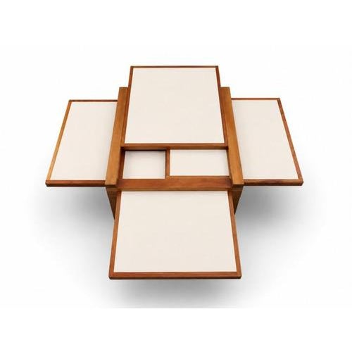 Mid-Century Modern Hexa Modular Table attributed to Bernard Vuarnesson for Bellato, 1980s For Sale - Image 6 of 9