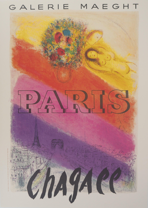 Paris Poster after Marc Chagall