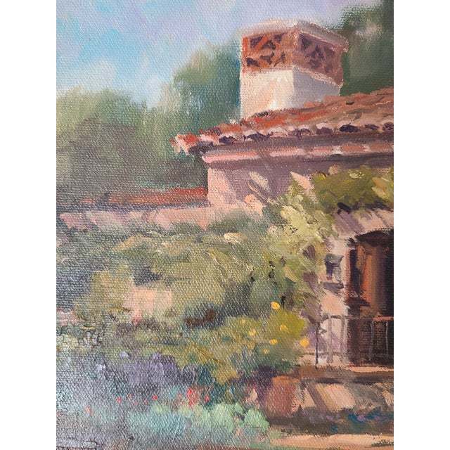 Ron Chesley Plein Air Oil Painting of the Old Mill in San Marino, California For Sale In Los Angeles - Image 6 of 12