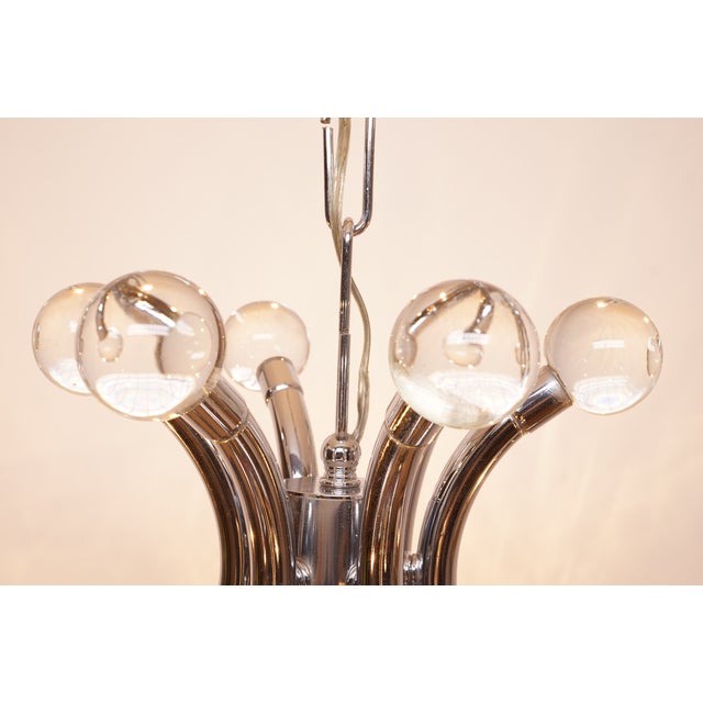 Sputnik Chrome Pendant Lamp, 1970s For Sale - Image 13 of 15