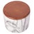 Modern Artifacts Trading Company Storage Canister with Sealed Wood Top in White, Small For Sale - Image 3 of 6