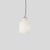Black Opaline SB Cinquantotto Ceiling Lamp by Santi & Borachia for Astep For Sale - Image 8 of 10