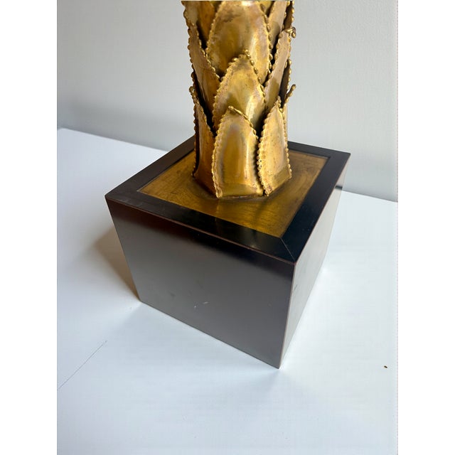 Palm Tree Lamp by Christian Techoueyres for Maison Jansen, 1970s For Sale - Image 12 of 14