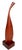 Organic Mid Century Wood Sculpture Marked Dinero For Sale - Image 4 of 9