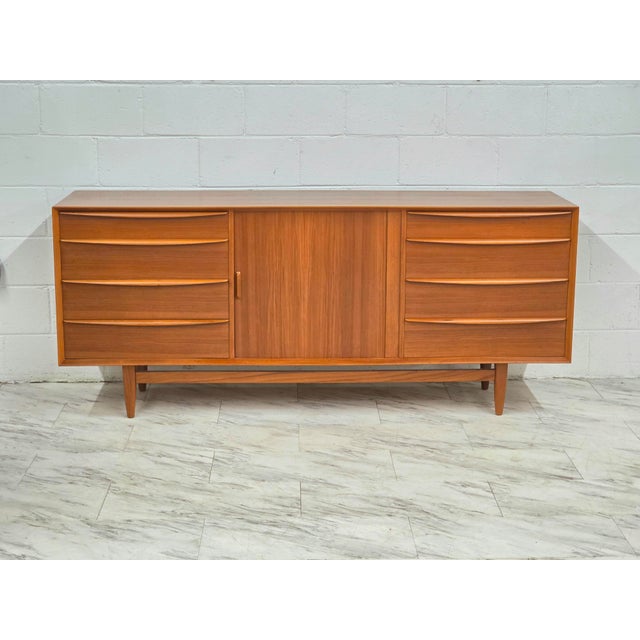 Mid-Century Modern 1960s Danish Modern 13 Drawer Dresser by Svend Madsen for Falster For Sale - Image 3 of 11