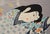 Japanese 1970s Japanese Isao Homma Geisha Dance Fabric Art Wallhanging For Sale - Image 3 of 13