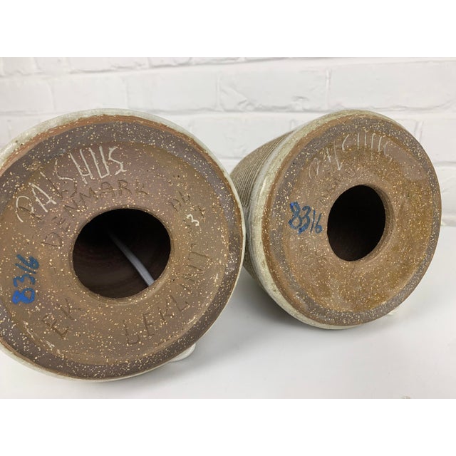 Danish Ceramic Table Lamps by Esben Klint for Le Klint and Palshus, 1960s, Set of 2 For Sale - Image 12 of 16