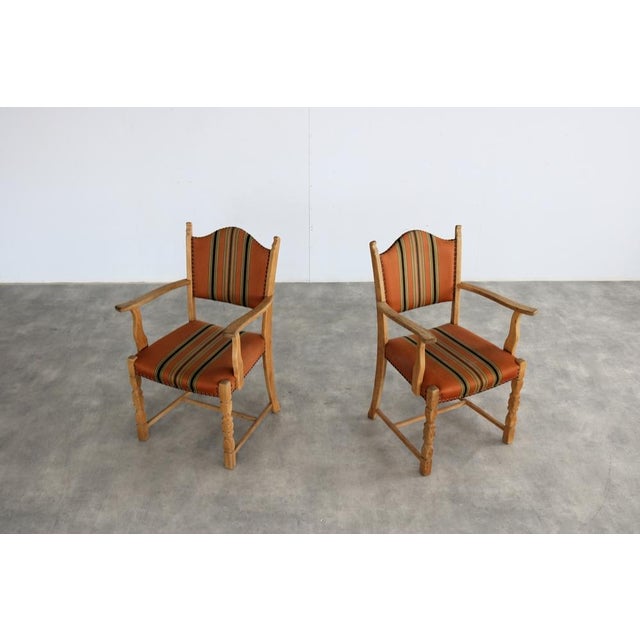 Set of Vintage Danish Brutalist Dining Chairs, 1960s For Sale - Image 10 of 10