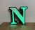 Vintage Illuminated Letter N, 1970s For Sale - Image 16 of 17