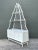 Wood Vintage White Rattan Pagoda Etagere For Sale - Image 7 of 12