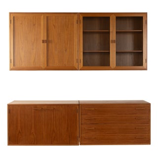 Shelving System by Kai Kristiansen for Fm Møbler, 1960s For Sale