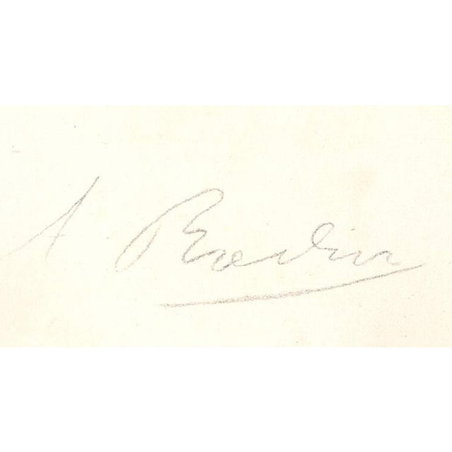 Rodin, L’ombre descend sur le jardin, Nude, Original Lithograph, 1902 For Sale - Image 3 of 8