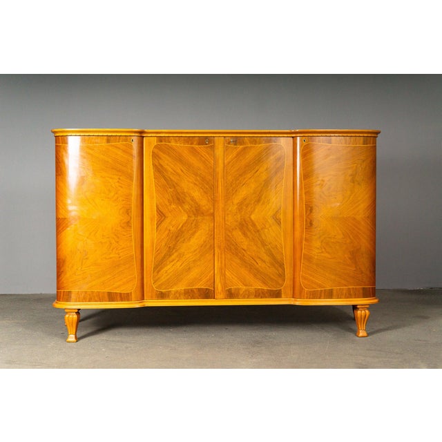 Item: Sideboard / Buffet Period & Style: Art Deco Style - 1930s/1940s Features: - Elegant and practical piece of furniture...