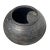 Capria Black Earth Ware Vintage Pot Planter For Sale - Image 4 of 5