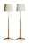 Wood Mid-Century Modern G-34 Floor Lamps by Alf Svensson for Bergboms, 1950s, Set of 2 For Sale - Image 7 of 7