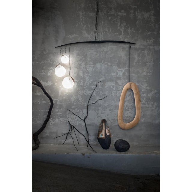 Fluxus sculpted lighting by je´ro^me pereira. Dimensions: 230 cm, the dimensions are variable and each creation us unique...